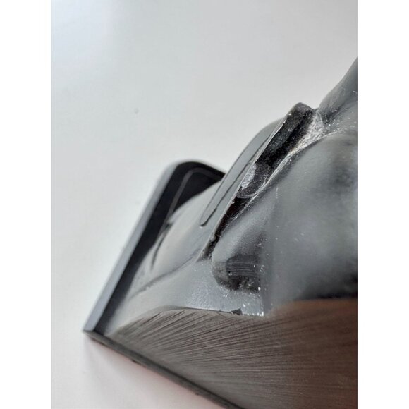 Vintage 70's BOMA CANADA Indigenous Northwest Haida Black Resin Totem Bookends - Picture 8 of 15